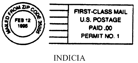 “Indicia” shipping label term – Endicia based their name on this word 