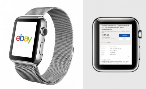 eBay app- apple watch app- online marketplaces