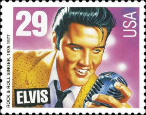 Elvis USPS stamp - history of the United States Postal Service