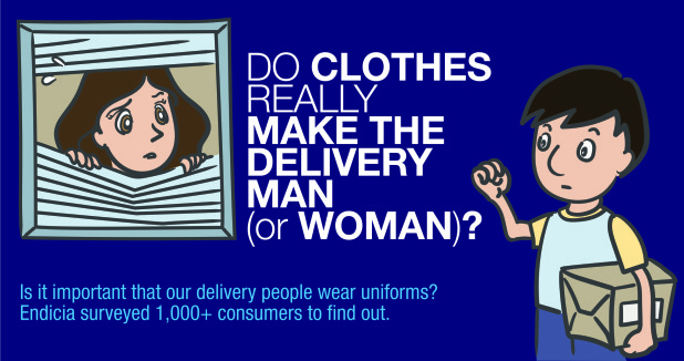 Consumer survey – Should delivery persons from shipping services wear a work uniform?