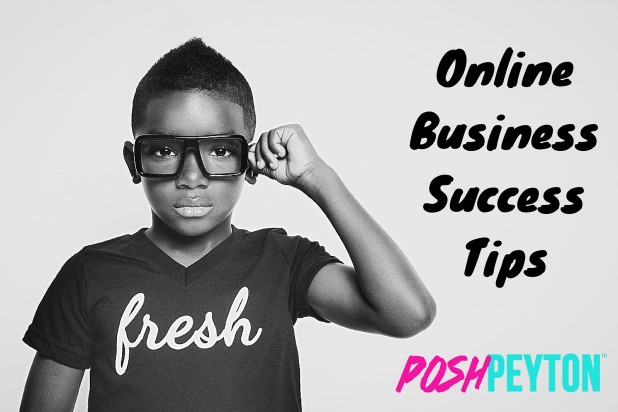 Little boy wearing Peyton Posh clothing - small online business success story & ecommerce business tips
