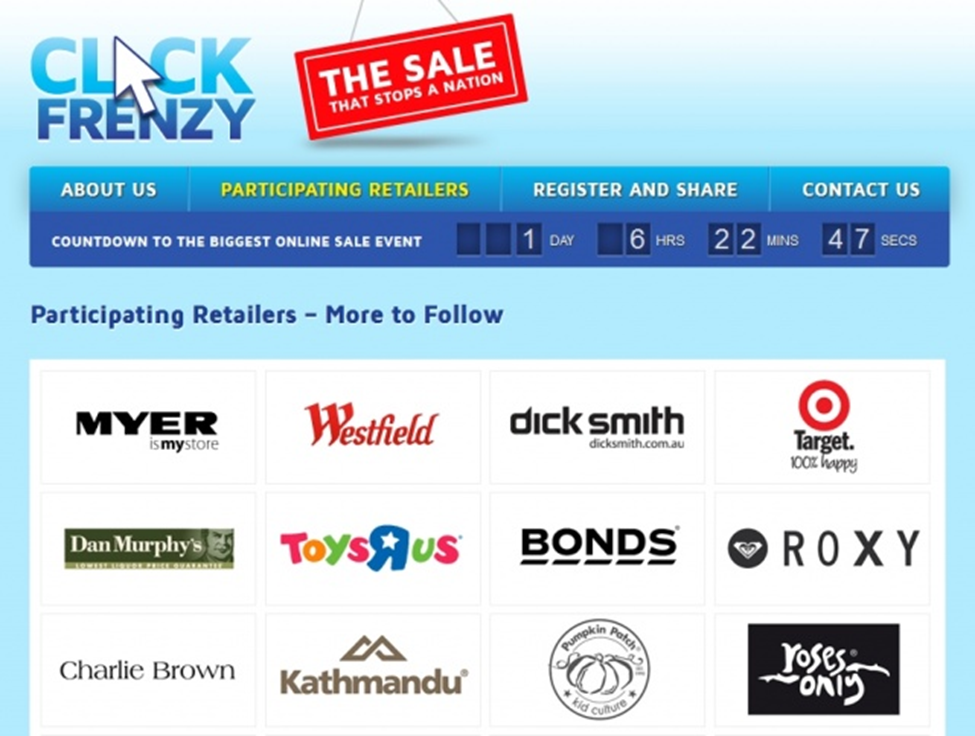 Australia’s Click Frenzy – global holiday, international shipping and selling- online businesses 