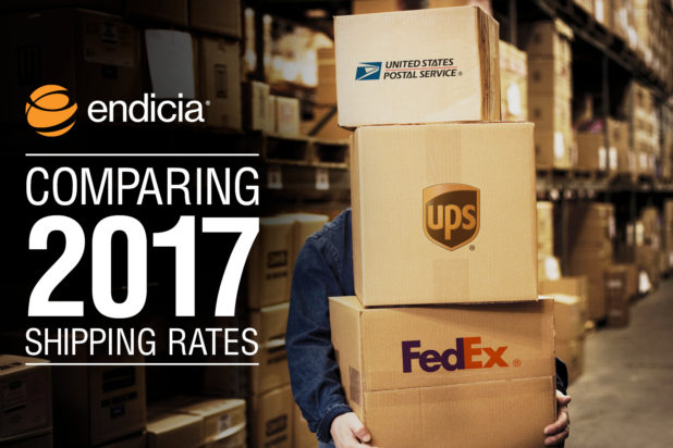 Shipping Rates Comparison Chart